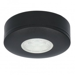 LEDOpbouwspotPavo-Zwart-3Watt-2700K-300lm-69mm-Zeerdun23mm