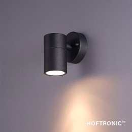 WandlampMason-IP44Spatwaterdicht-Muurlampvoorbinnenenbuiten-Incl2700KwarmwitteGU10spot-Dimbaar-Industrilewandlamp-Zwartvoo