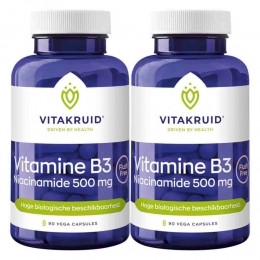 GratisVerzending2xVitakruidB3Niacinamide500mg90capsules