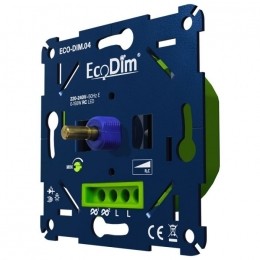 LEDdimmer-0-150Watt-Druk-Draaiknop-Faseafsnijding-Inbouw-ECO-DIM04