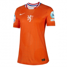 NikeNederlandThuisshirtAuthenticOranjeLeeuwinnen2025-2027DamesEK2025Badges