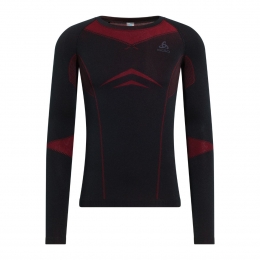 OdloMensPerformanceWarmLSCrewNeckShirt