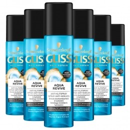 6xGlissAquaReviveAnti-KlitSpray200ml
