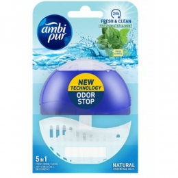 AmbiPurToiletblokStarterkit5in1FreshWaterMint