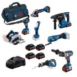 Bosch8Toolkit18V8-deligeAccuCombiset4x50AhInTas