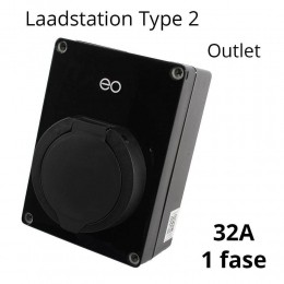 MiniPro2Laadstationtype2Outlet32AZwart