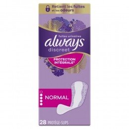 4xAlwaysDiscreetNormalInlegkruisjesUrineverlies28stuks