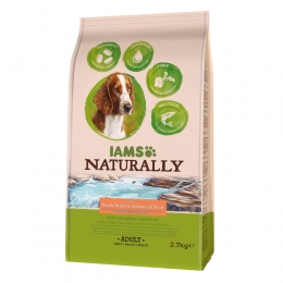 IAMSNaturallyDogAdultAtlantischeZalmRijst27kg