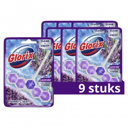 9xGlorixToiletblokPowerCleanLavendel