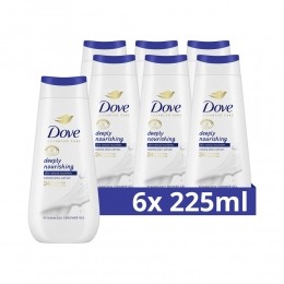 6xDoveDouchecrmeDeeplyNourishing225ml