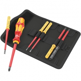 Wera050066010017-deligKraftformKompaktVDE7Universal2ToolFinderWisselklingensetInEtui