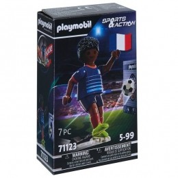PLAYMOBILFransevoetballermetdoelmuur71123