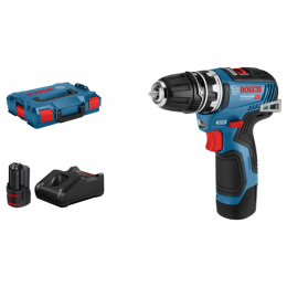 BoschGSR12V-35FC12VLi-ionAccuSchroefboormachineSet2x30AhAccuInL-Boxx-Koolborstelloos
