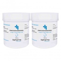 2xBipharmaZinkoxidesmeerselZinkolie100gr