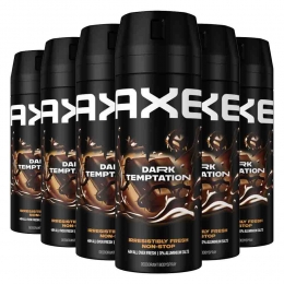 6xAxeDeodorantBodysprayDarkTemptation150ml