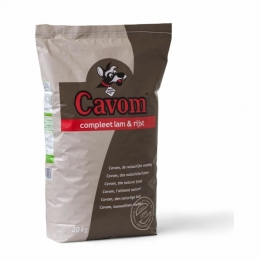 CavomCompleetHondenvoerDroogLam-Rijst20kg