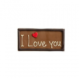 12xGijsbertVanAbeeleChocoladeTabletMelkILoveYou110gr