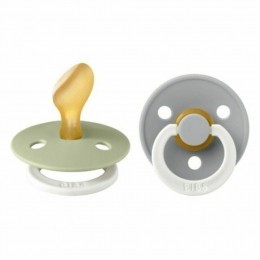 BibsFopspeenAnatomischMaat10-6mndGlowSageCloud2stuks