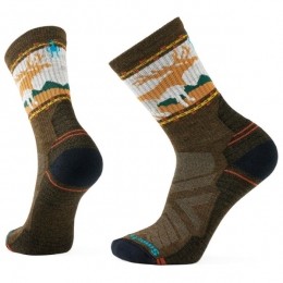 Smartwool-HikeLightCushionMountainMooseCrewSocks-WandelsokkenmaatMbruin