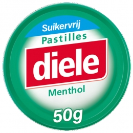 DielePastillesMentholSuikervrij50gr