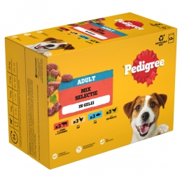 PedigreeAdultinGeleiMixSelectieMaaltijdzakjesMultipack12x100gr