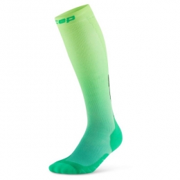 CEP-RunEdtGradientSocksTall50-CompressiesokkenmaatIIIgroen