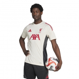 adidasLiverpoolTrainingsshirt2025-2026WitRoodZwart