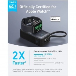AnkerMagGo10K35WvoorAppleWatchPowerbankZwart