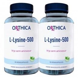 GratisVerzending2xOrthicaL-Lysine-50090capsules