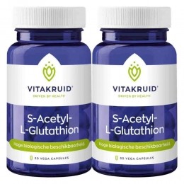 GratisVerzending2xVitakruidS-Acetyl-L-Glutathion30vegacapsules