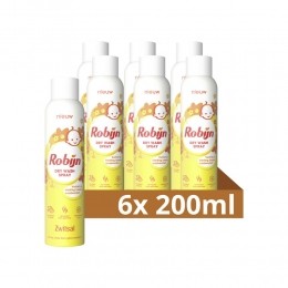 6xRobijnDryWashSprayZwitsal200ml