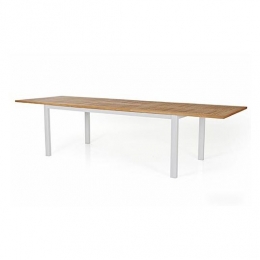 StefanoTuintafelUitschuif224304cmWittuinmeubelOWN-Own