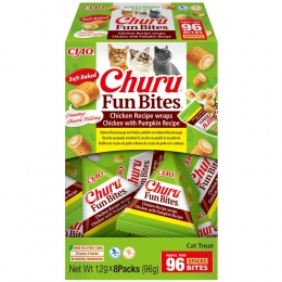 CiaoChuruFunBitesWrapsKattensnackChickenPumpkin8x12gr