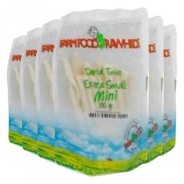 6xFarmFoodRawhideDentalTwistXS100gr