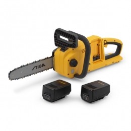 StigaCS300eKit20VLi-IonAccuKettingzaagSet2x40Ah-30cm