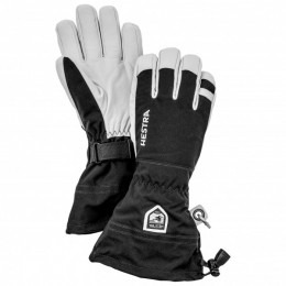 Hestra-ArmyLeatherHeliSki5Finger-Handschoenenmaat5zwartgrijs