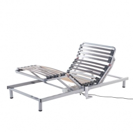 Beliani-COMFORT-Elektrischelattenbodem-Grijs-90x200cm-Staal