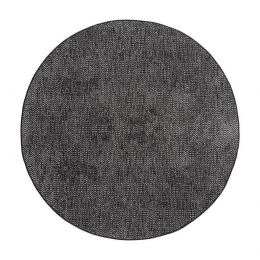 EvaInteriorBuitenkleedDahlRond-Zwart-Dubbelzijdig