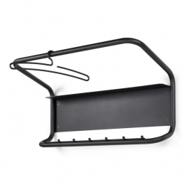 SPINDERDESIGNFLUXWandkapstok-Zwart