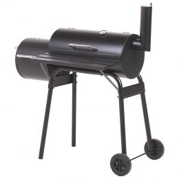 Beliani-KATLA-Houtskoolgrill-Zwart-Staal