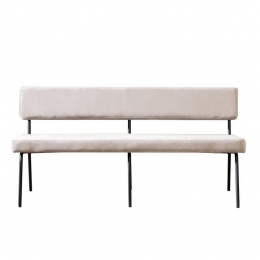 Bronx71VelveteetkamerbankEspentaupe160cm
