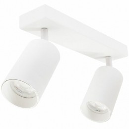 PlafondspotRond2-LichtsKantelbaarGU10FittingWit