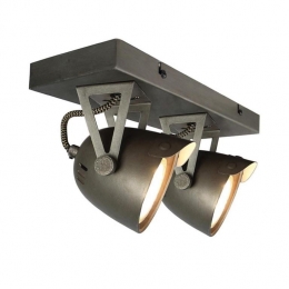 LABEL51LEDSpotCap2-light32x10x14cm-BurnedSteel