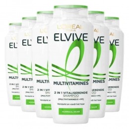 6xLOralElviveMultivitaminesShampoo250ml