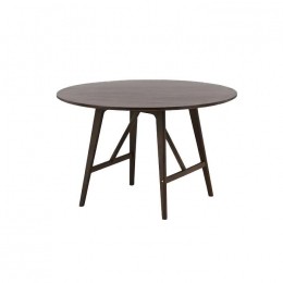 NestlivingEsraRondeHoutenEettafel100cm-Donkerbruin