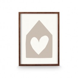 vtwonen-Fotolijst-Hangendfotolijstje-Bruin-Hout-31x41x25cm