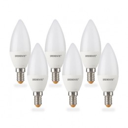 E14LEDKaarslamp4WWarmWit6-Pack