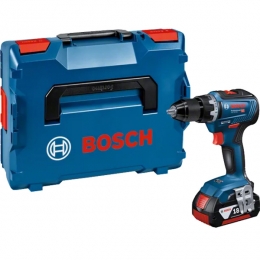BoschGSR18V-5518VLi-IonAccuSchroefboormachineBodyMetGRATISL-Case-55Nm-Koolborstelloos