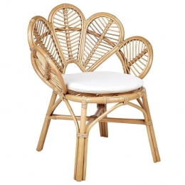 Beliani-FLORENTINEII-Fauteuil-Natuurlijk-Rotan