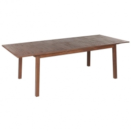 Beliani-CESANA-Tuintafel-Donkerhout-100x180240cm-Acaciahout